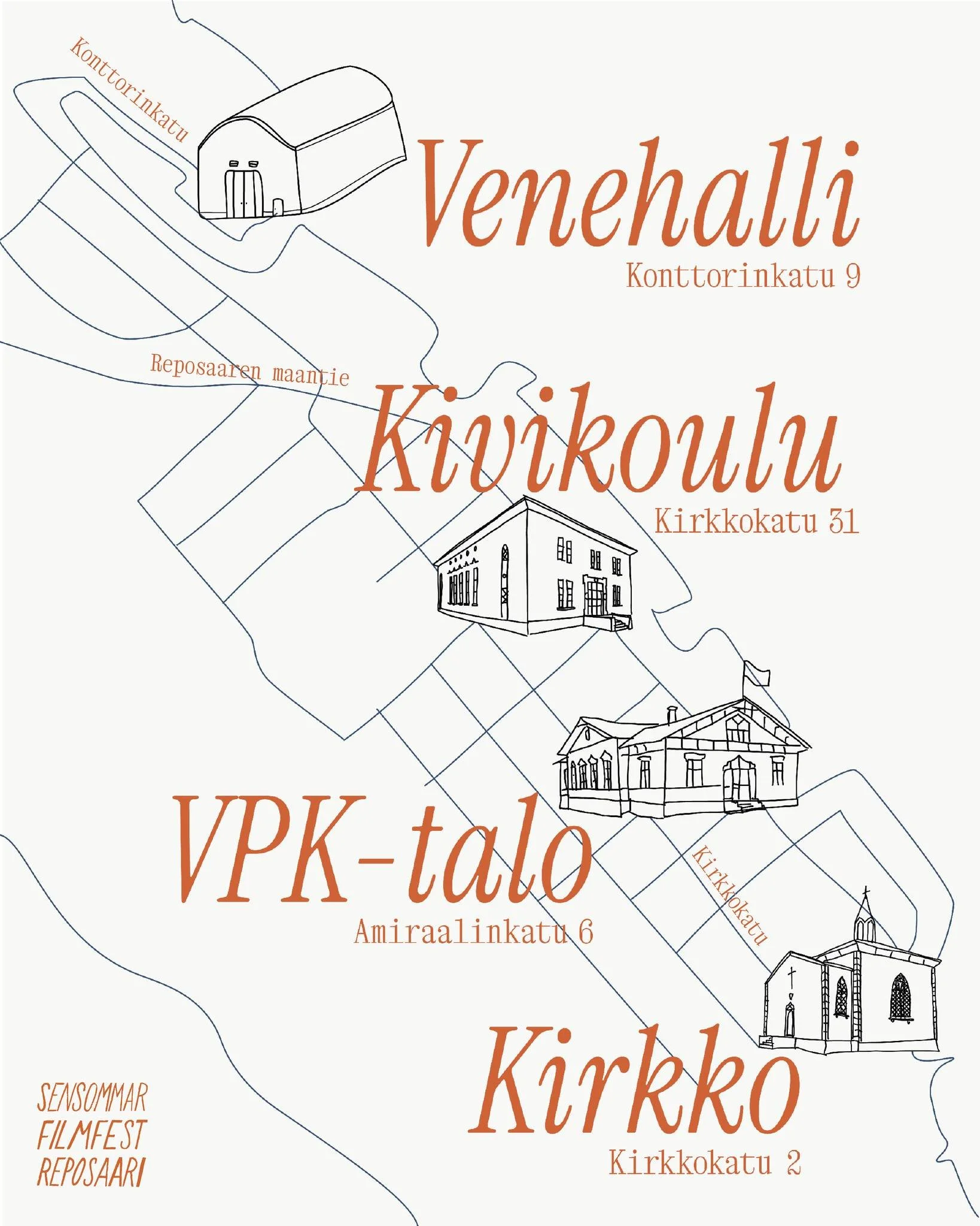 Sensommarin festivaalialue laajenee taas hieman t&auml;n&auml; vuonna☀

 Uusi esityspaikkamme sijaitsee vanhan sahan kupeessa, pienvenesataman vieress&auml; Reposaaren Venes&auml;ilytyksen venehallissa ja se edustaa upealla tavalla Reposaaren teollis