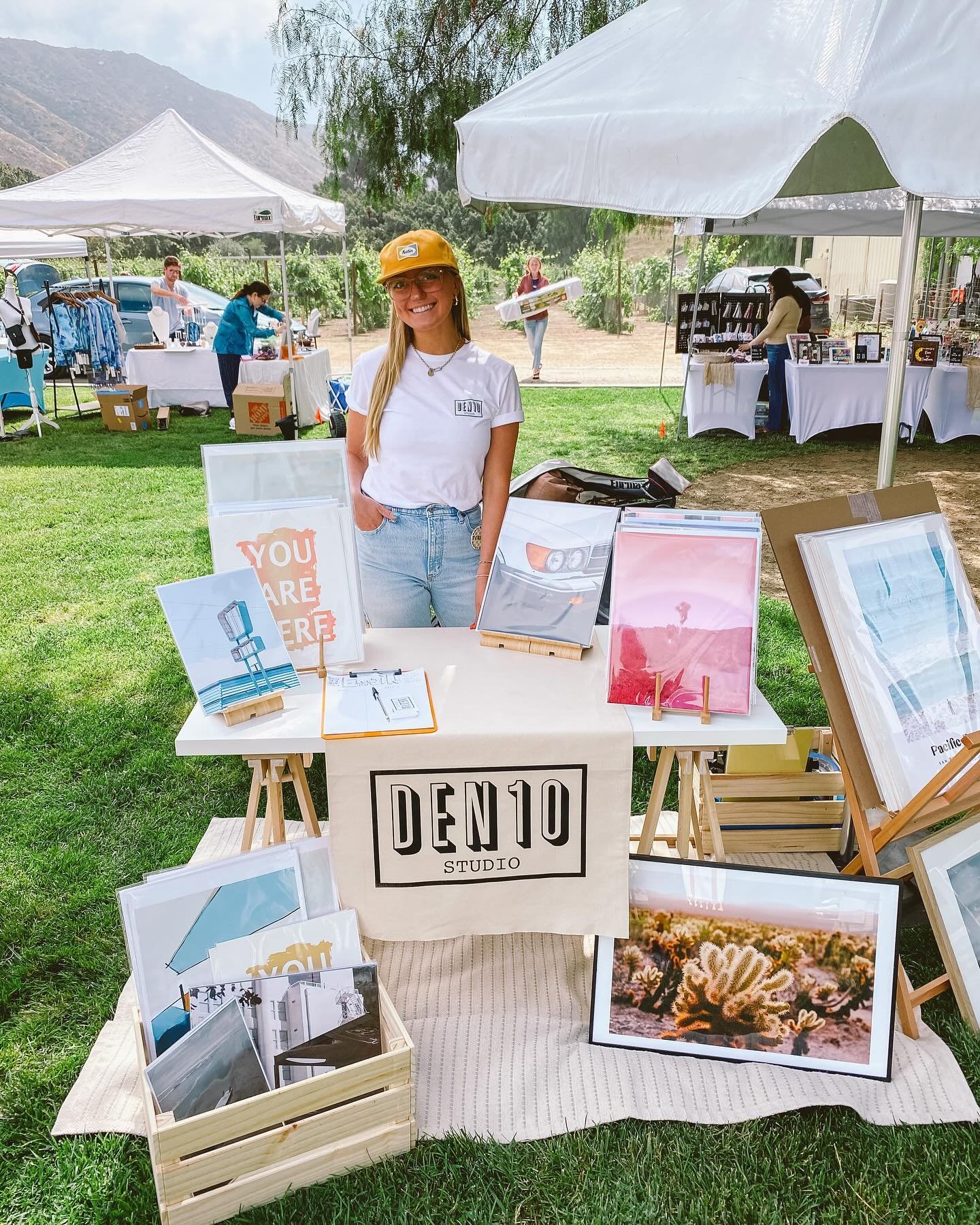 Did you know it&rsquo;s Art Fair season again?! Come see @anniedenten_ at the Escondido Street Festival @visitescondido at art In the Garden! This Sunday May 19th! 

Who: @den10studio and @anniedenten_ 
What: Art in the Garden, Escondido Street Festi