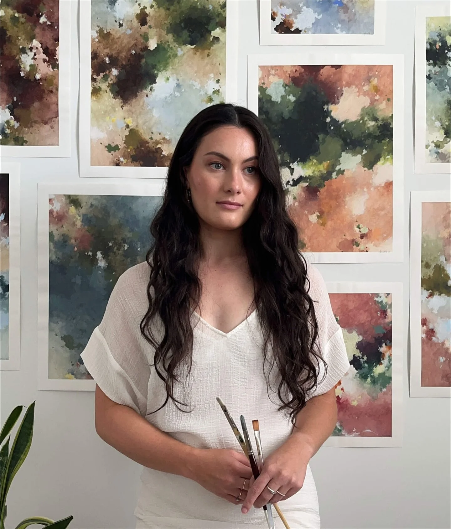 Meet our newest artist, Amalia Penny &mdash; an abstract watercolor and mixed media painter whose work captures the quiet beauty and transformation of nature. 

Three stunning pieces on view @den10studio as well as a selection of unframed originals. 