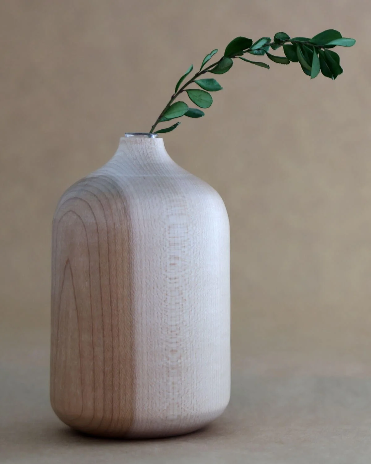 Maple Wood Bud Vase 5x3