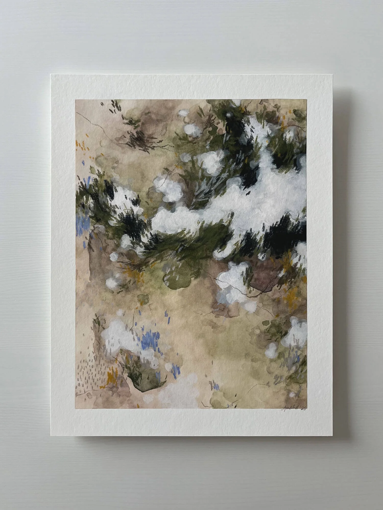 Snow on the Beach II - Fine Art Print