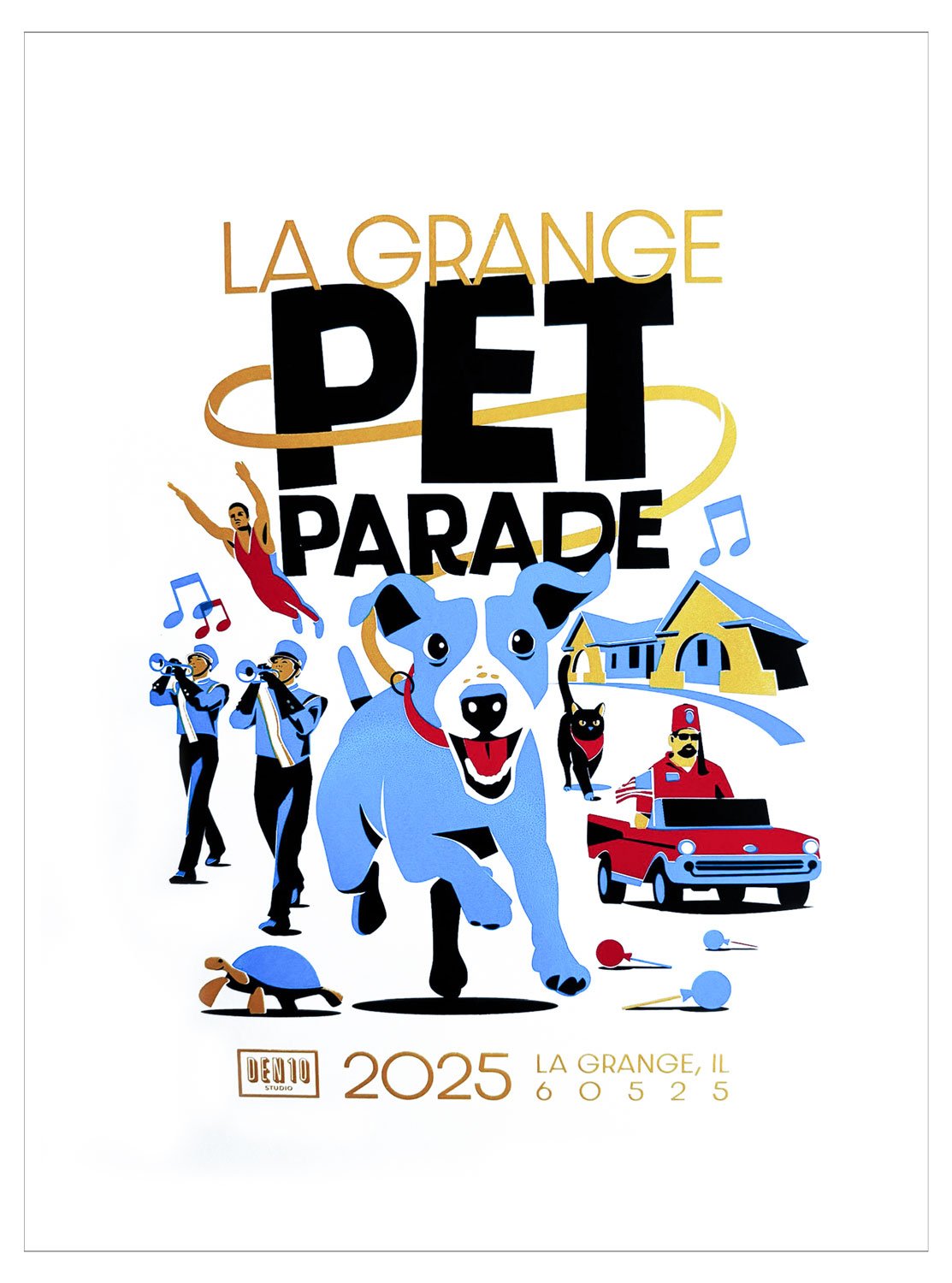 La Grange Pet Parade Poster 2025