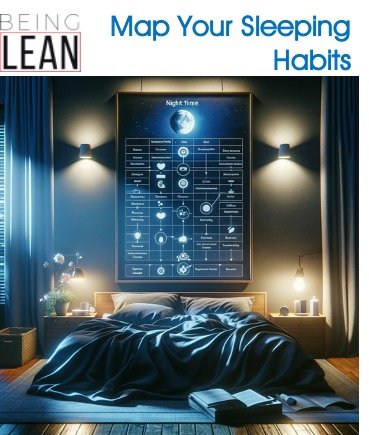 Lean Value Stream Mapping for Better Sleep: 
Map out your nightly routine to identify what's keeping you from a good night's sleep.
 - **Who**: Those struggling with sleep quality.
 - **When**: Before and after sleep.
 - **Why**: To identify waste in