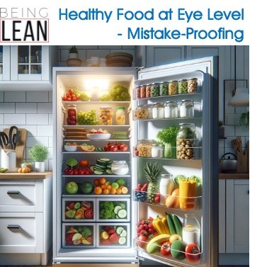 Pain Point: Unhealthy Eating Habits
Lean Hack: Use &quot;Poka-Yoke&quot; (mistake-proofing) by placing healthy snacks at eye level in the fridge, making them the easiest choice.
Want to think change-up or kick-start your health &amp; fitness? 
Want t