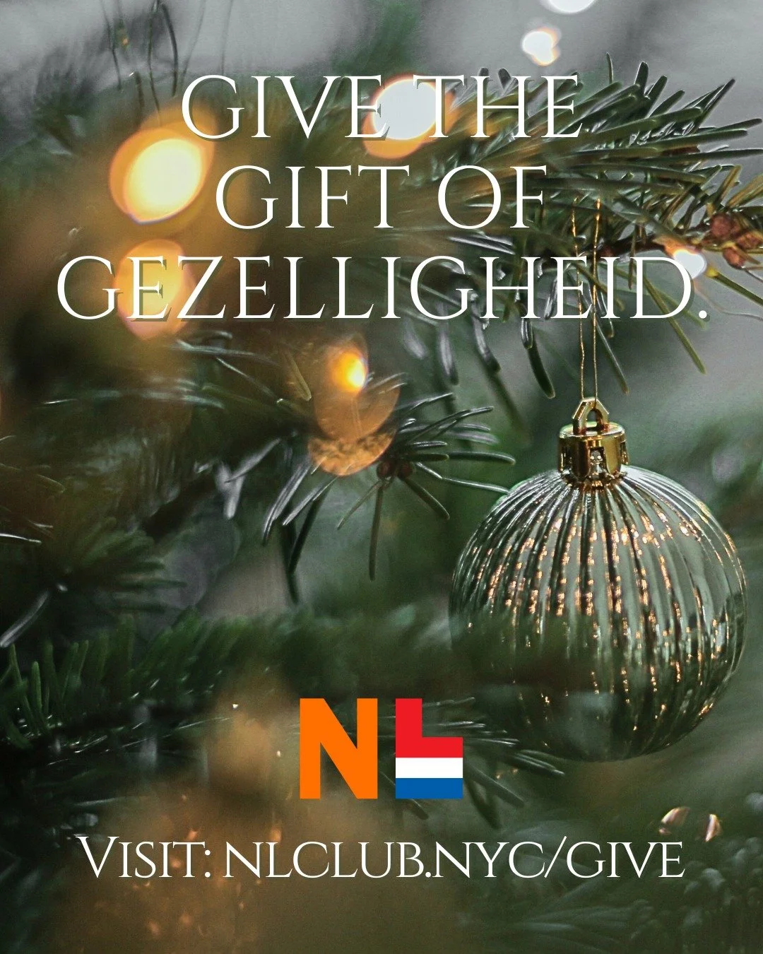 Its giving season: skip the socks and give an experience.

Click link in bio or visit nlclub.nyc/give to learn more plus a special "give the gift" promotional price.

#NYCEvents #NLClub #NLClubNYC #DutchInNYC #DutchInNewYork #NewYork #Dutch