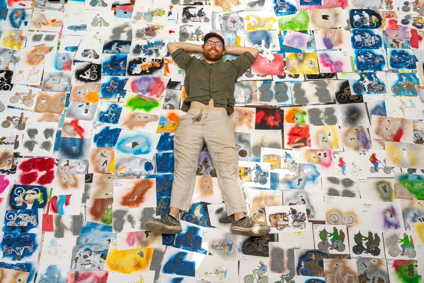 Join us today at 3PM for the Official Opening of "The Amsterdam Cyclist" exhibit. 

Nils Westergard (@nilsrva), born in Virginia, currently resides in Amsterdam and works within the Hyperrealism movement. He is a member of the Amsterdam-bas