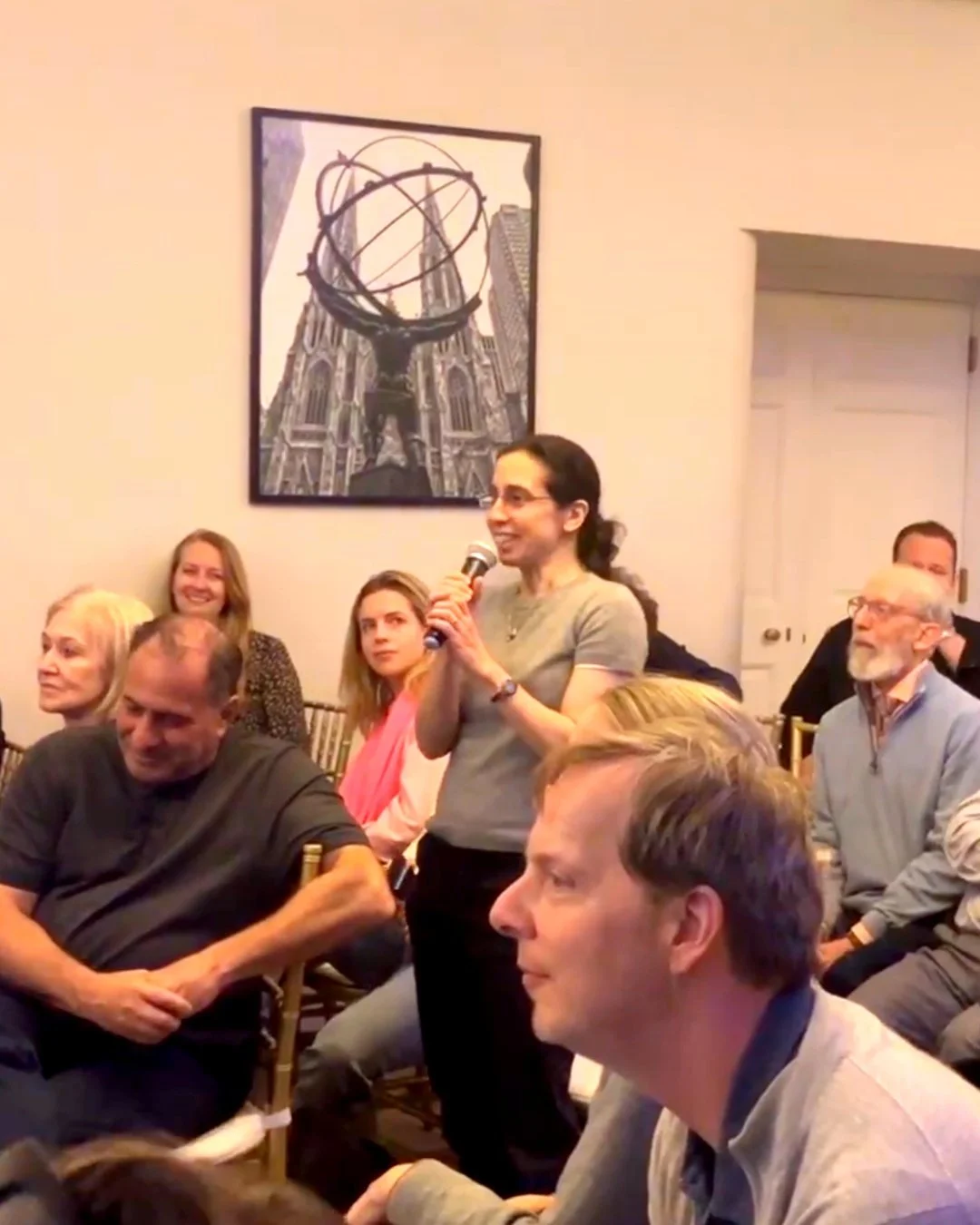 Julie Meerschwam wrote Arnon Grunberg (@grunberg_embedded) a fan letter at 17. He forgot.

Years later, she found her name in his novel &mdash; as an old, smelly housekeeper.

So Julie came to our event and asked him about it, face to face.

His answ