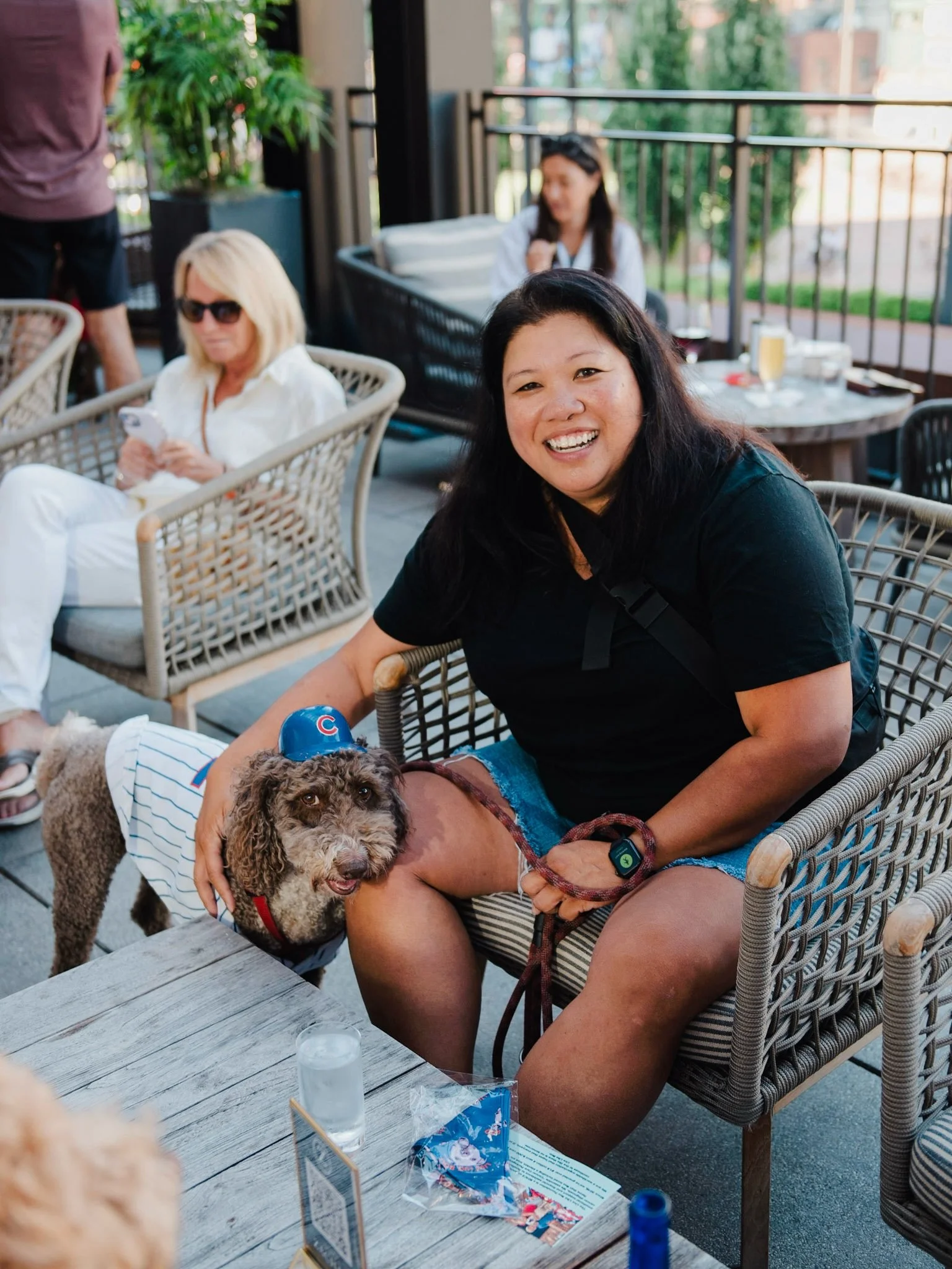 Your pup deserves a happy hour, too 🐾 Join us tomorrow from 4-6 p.m. for Yappy Hour, and enjoy the following specials: $12 cocktails, $10 wine + bubbly, and $5 beers on the patio.