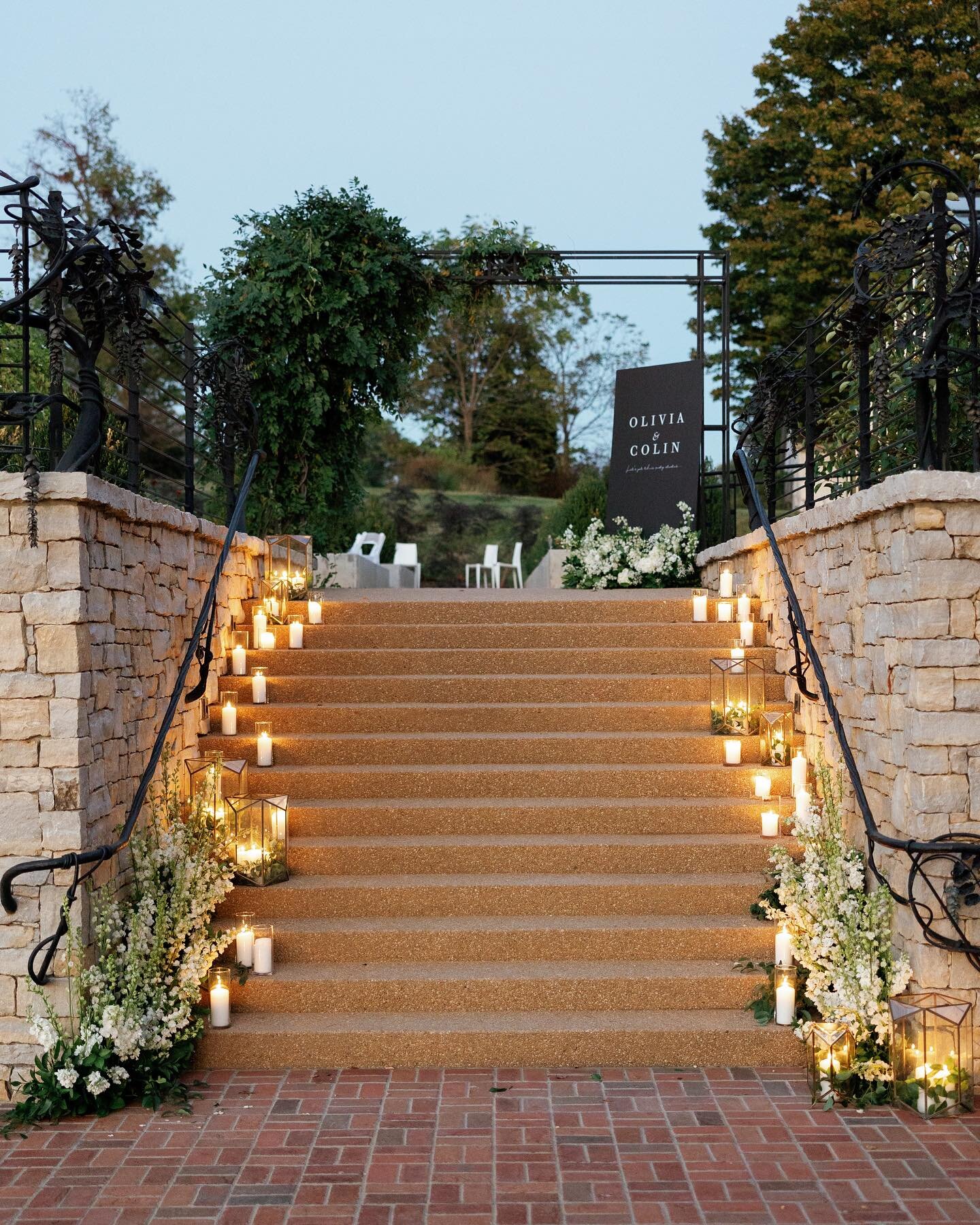 A magical welcome for guests as they arrived at Olivia and Colin&rsquo;s rehearsal dinner. It was such a happy way to kick off their wedding weekend!

Photo: @langthomas_studios 
Planning: @lmdetailedevents 
Venue: @hermitagefarm @barn8restaurant 

#