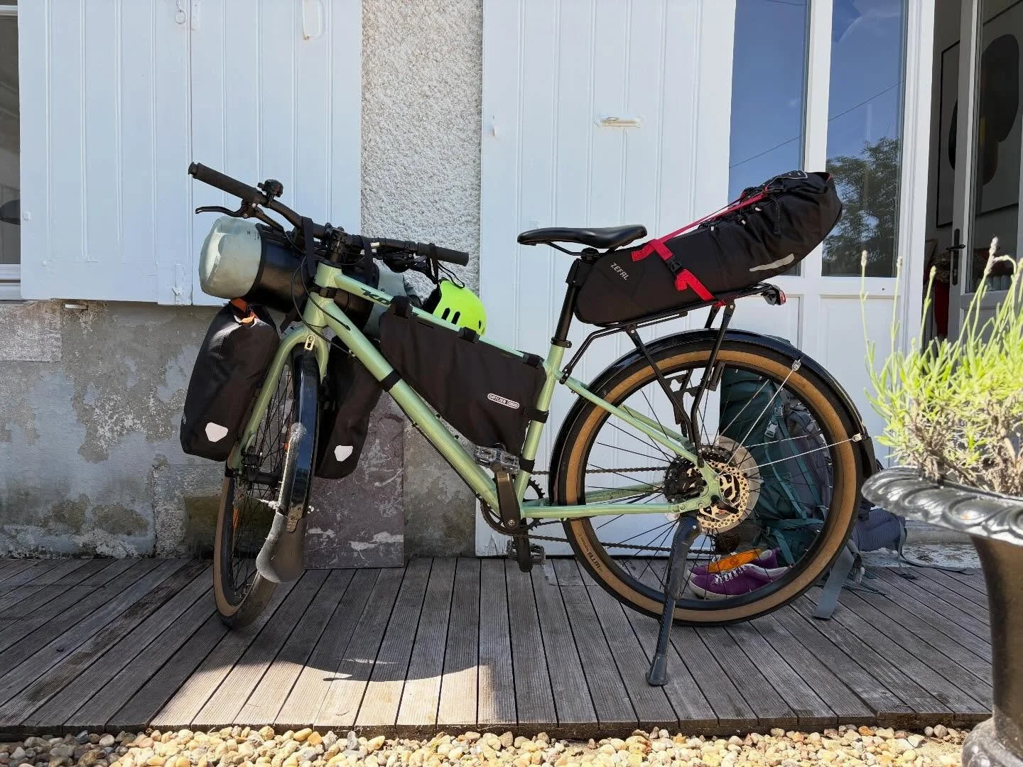 Vous pouvez aussi venir &agrave; la Villa en v&eacute;lo #laloireavelo