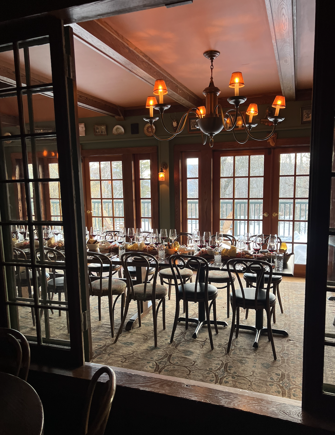 Where we'll have our dinners.