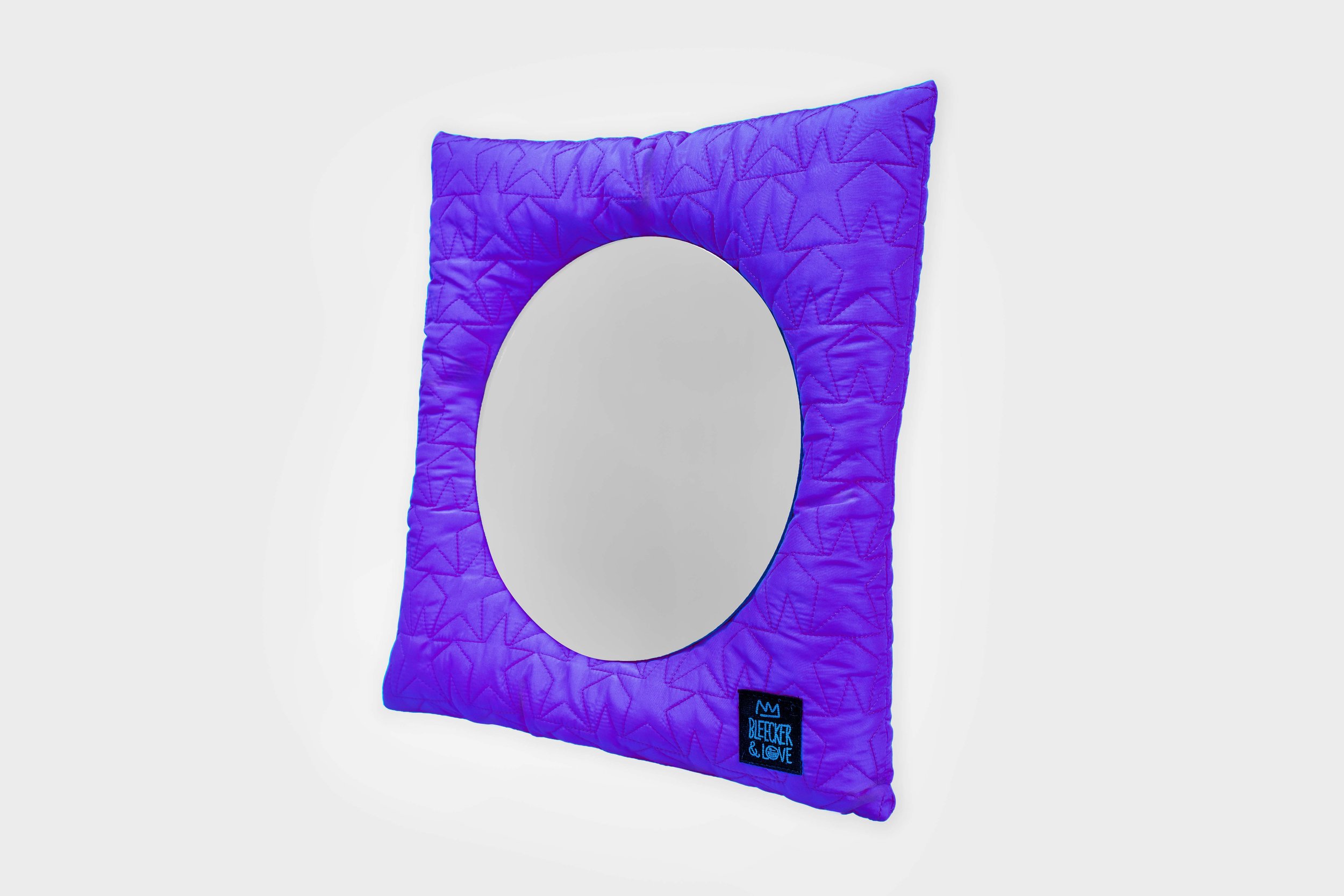 "Mirror Mirror" Purple Decorative Mirror