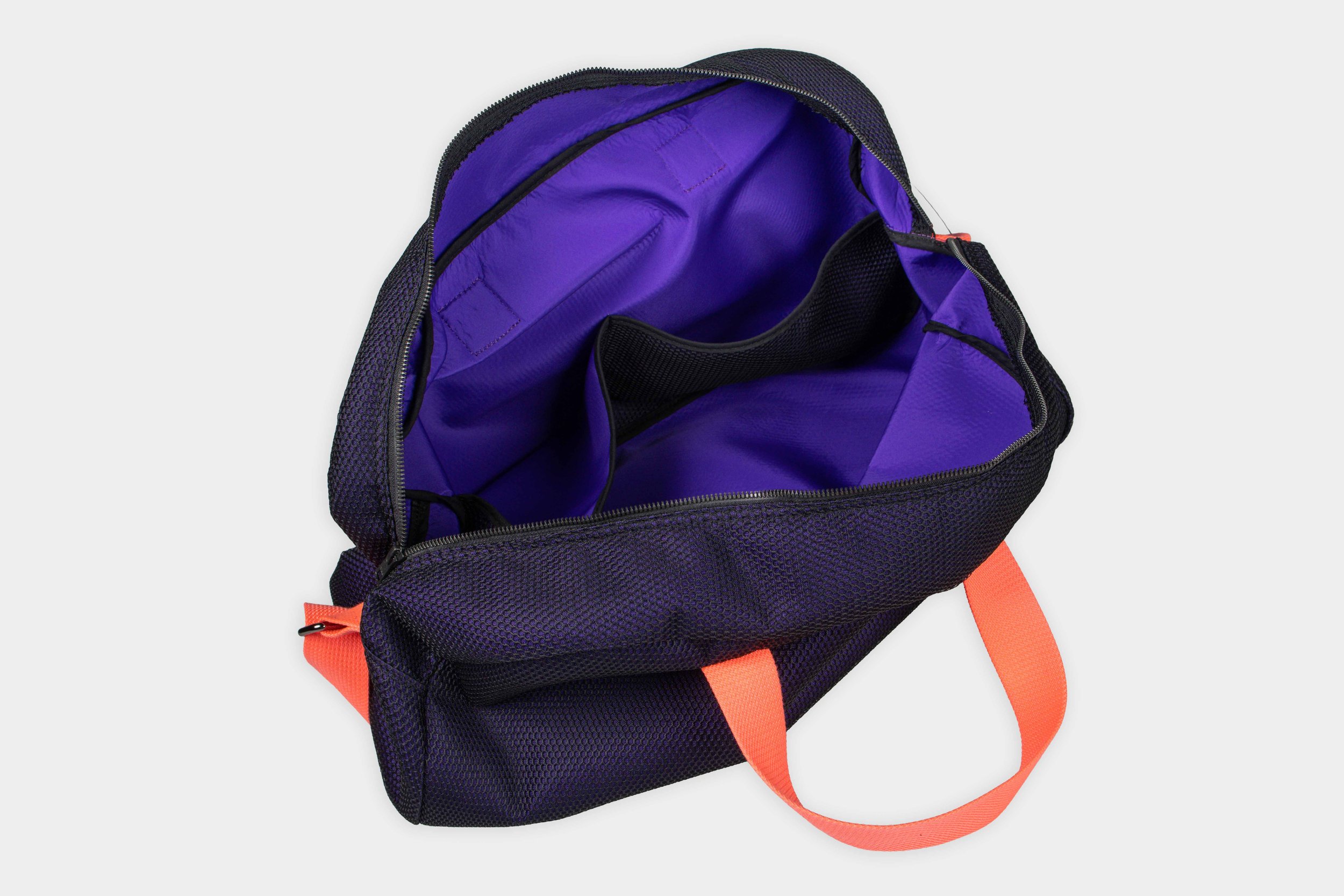 CHROME PURPLE weekend bag coral straps_.jpg