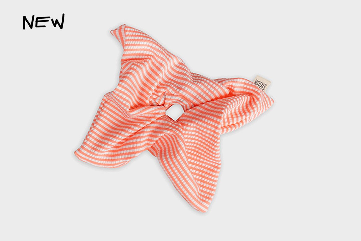 RIVIERA ORANGE SCRUNCHIE