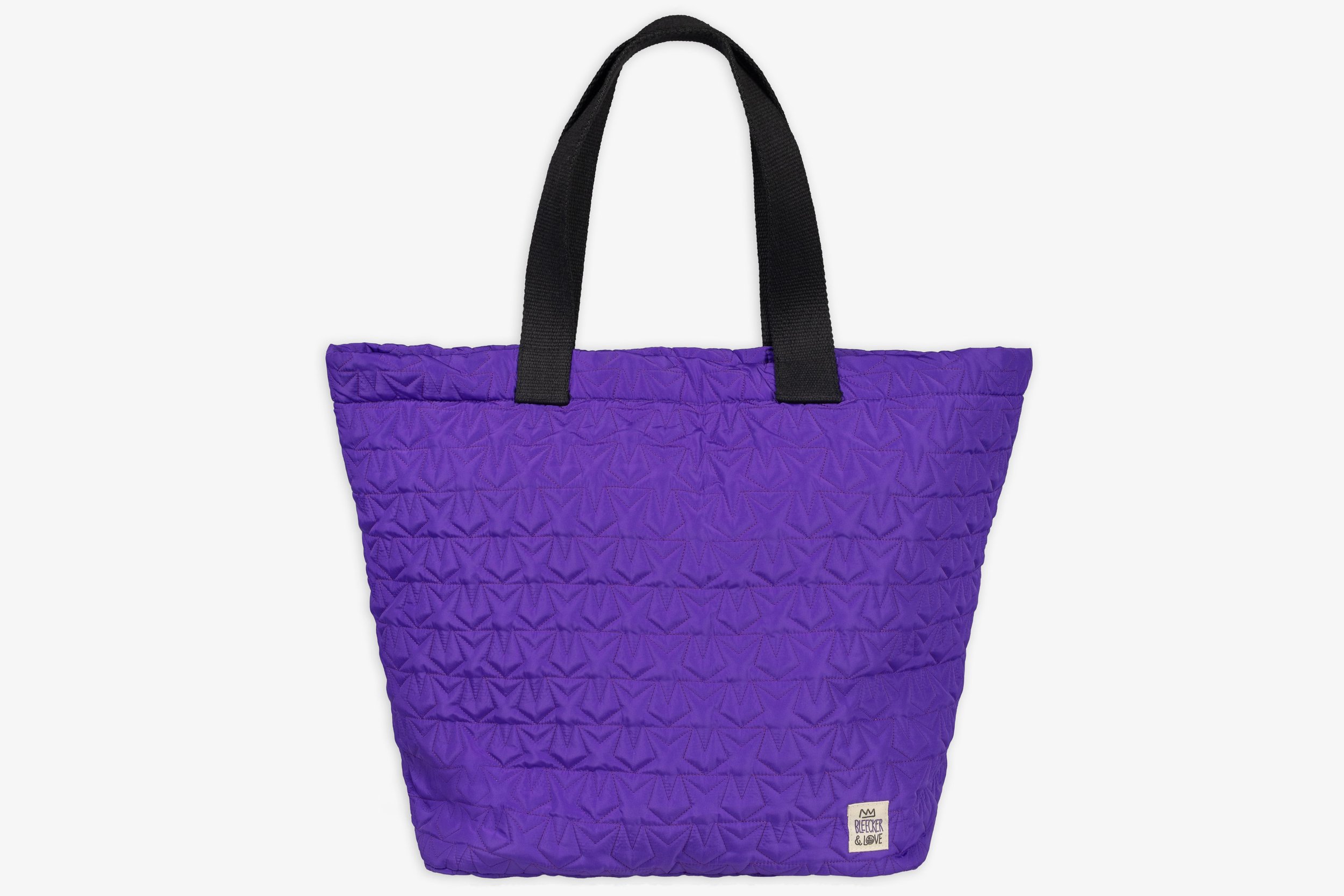 STARS PURPLE CITY TO BEACH BAG