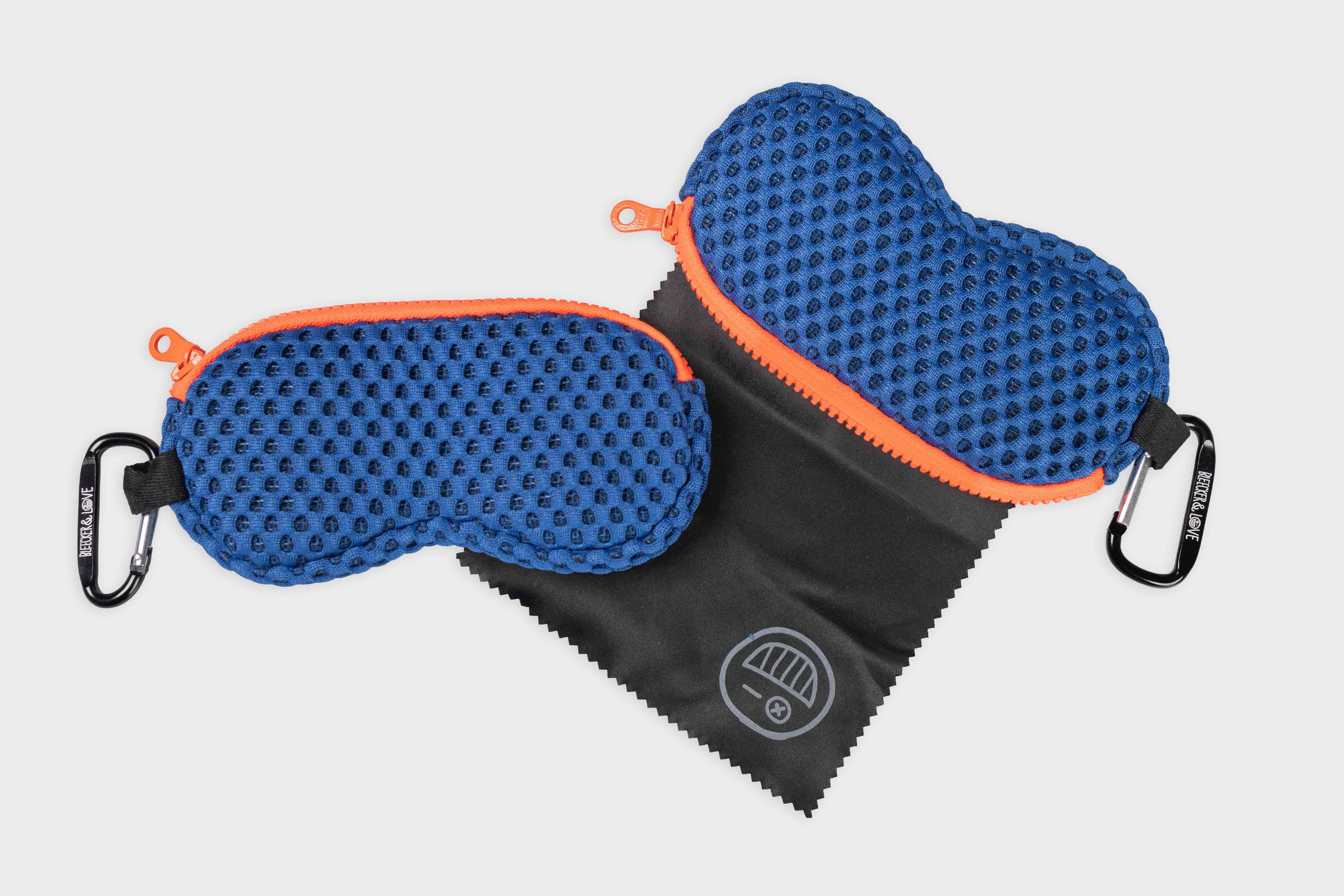 SHAKA BLUE SUNNIES SLEEVE with coral zipper