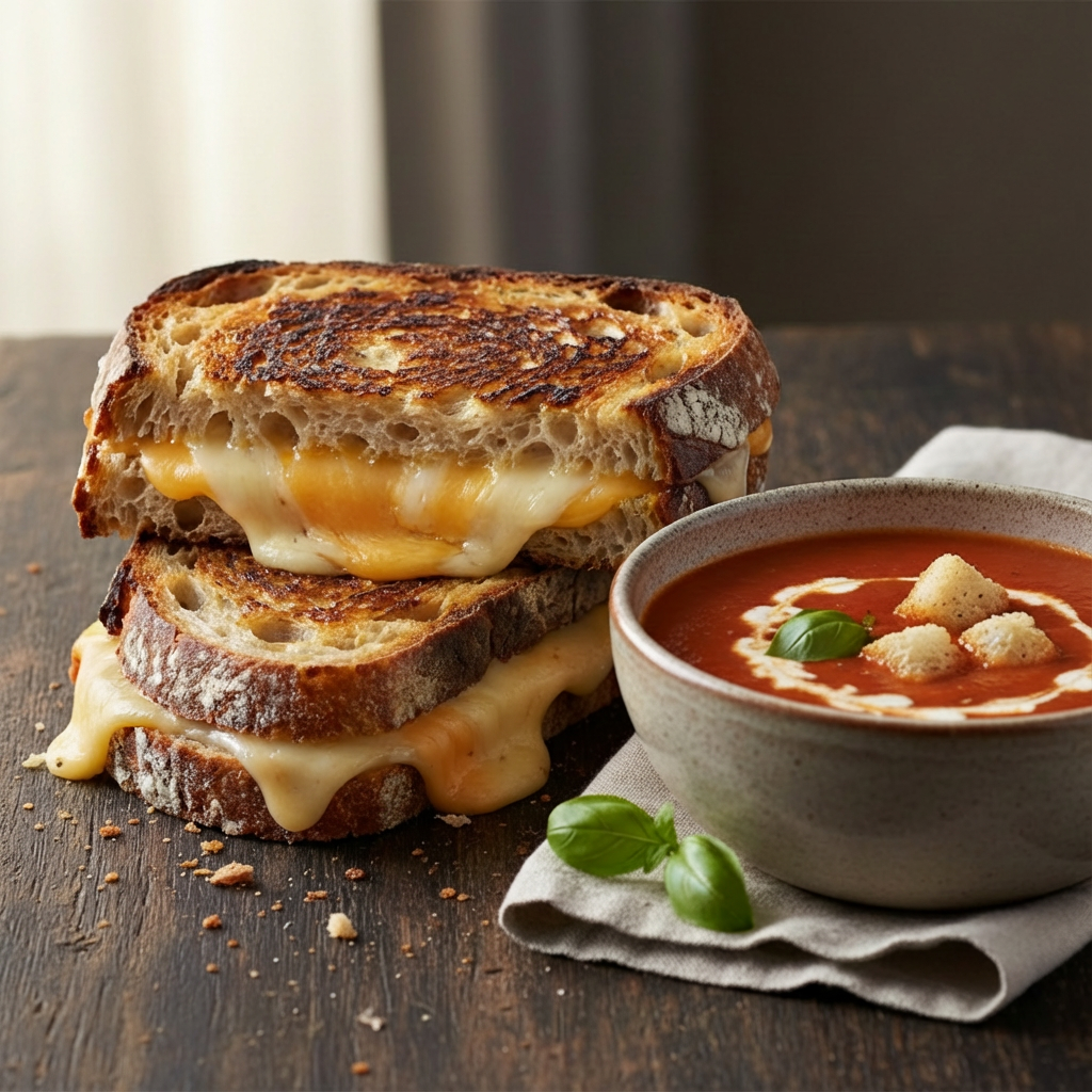 CLASS - Grilled Cheese &amp; Tomato Soup