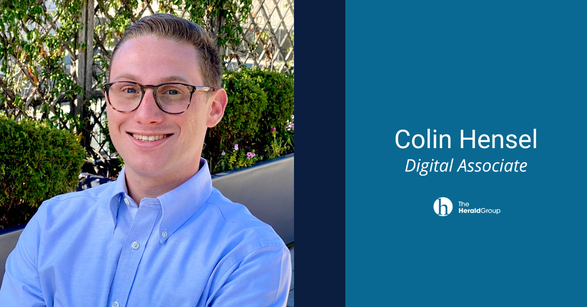 Welcome to The Herald Group, Colin!