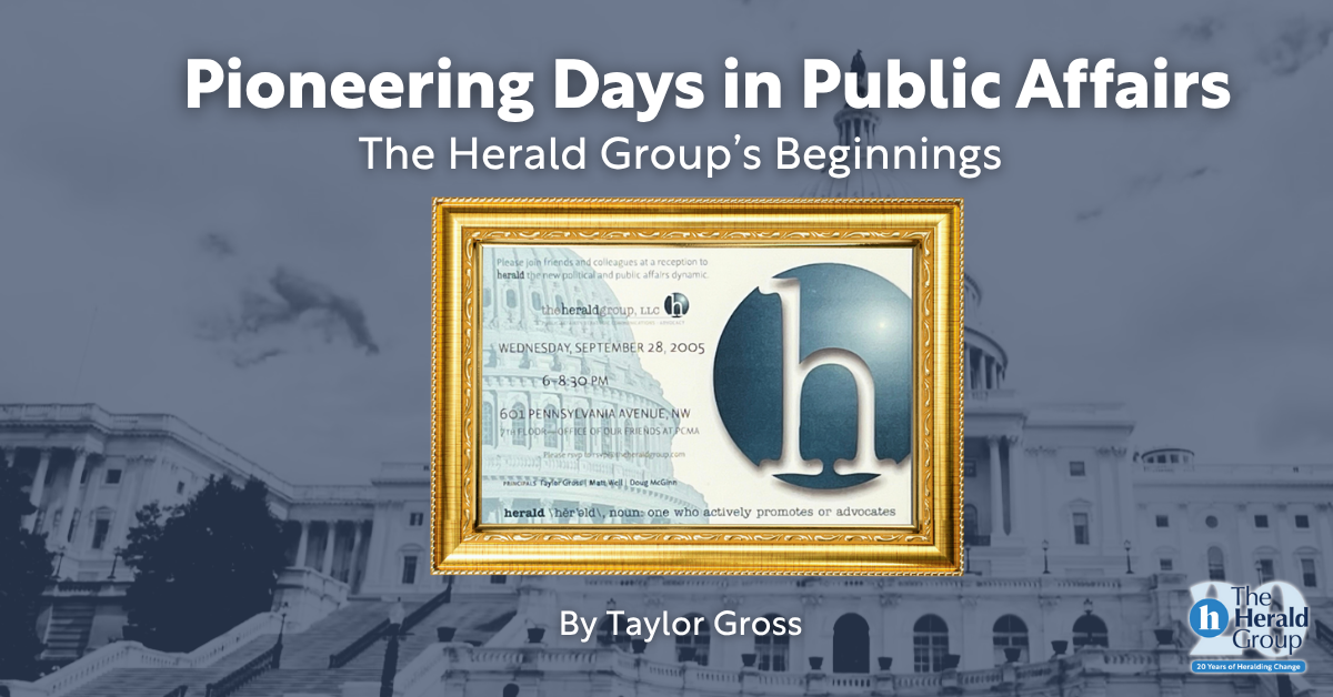 Pioneering Days in Public Affairs - The Herald Group’s Beginnings