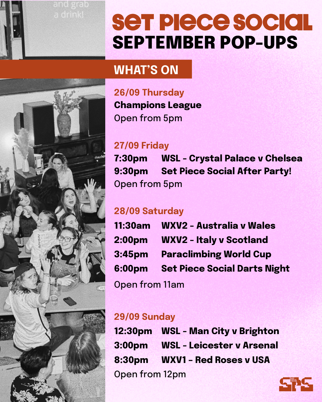 26TH - 29TH SEPTEMBER