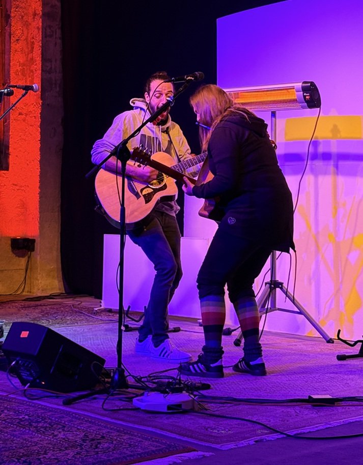 Ein gemischtes Doppel mit Karin Rabhansl und Aljosha Konter