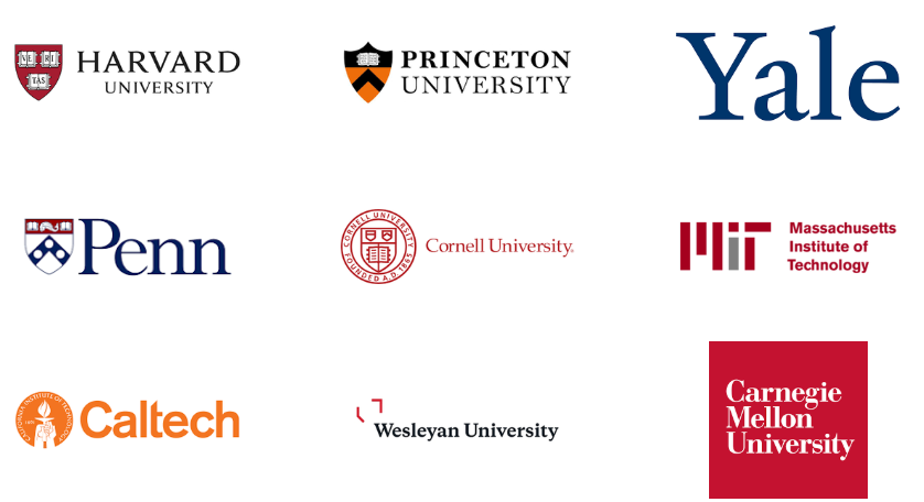 Thanks to their score improvements on the SAT, ACT, GRE, GMAT, & LSAT, past students have gone on to gain acceptance at top universities and colleges in the US!