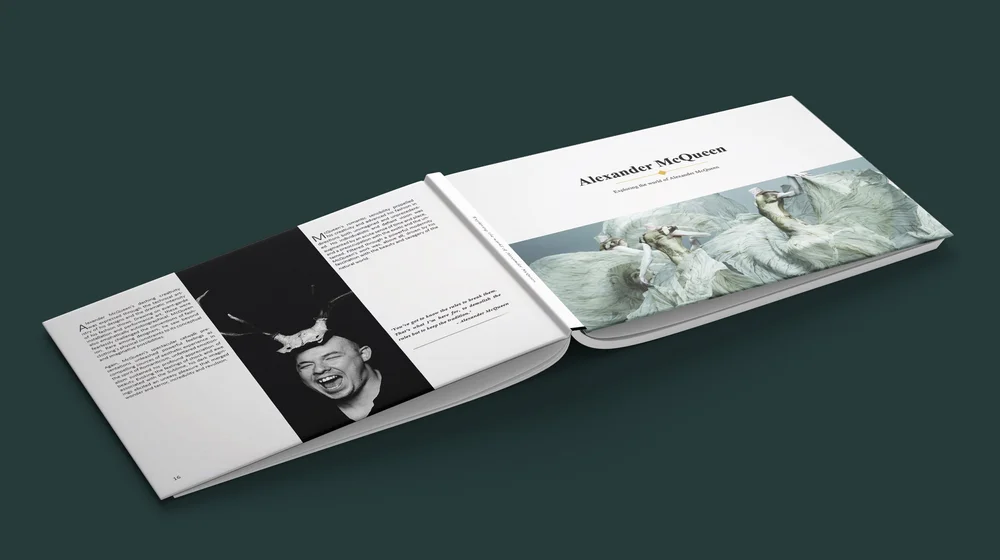 Alexander McQueen Book Spread