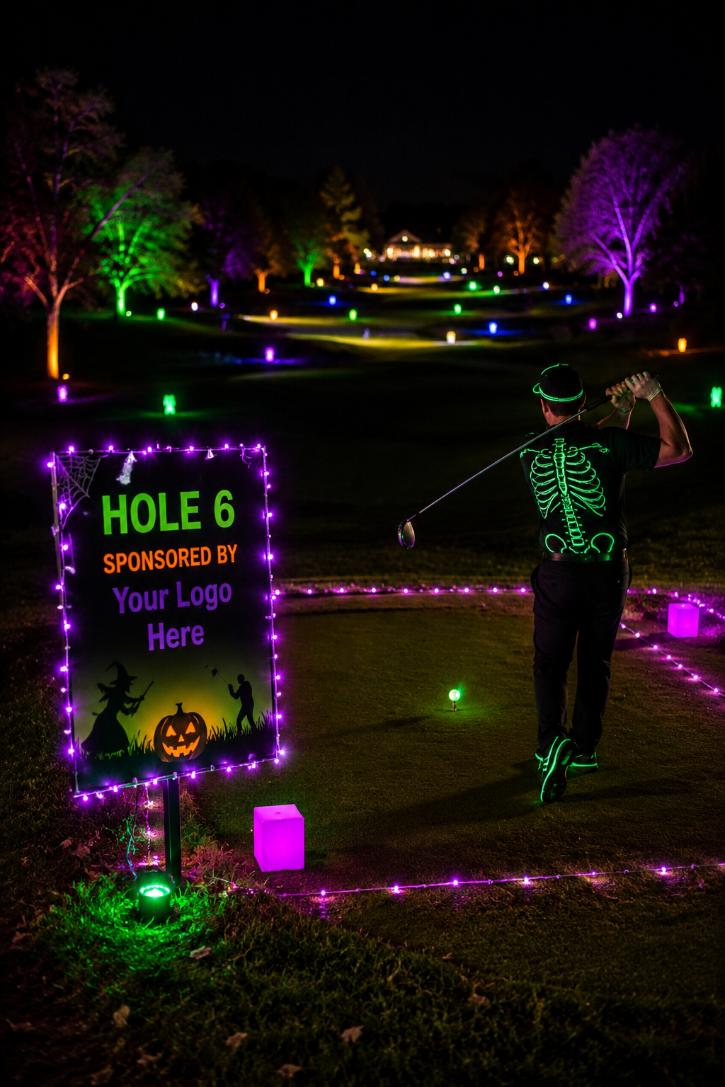 GLOW HOLE SPONSOR (9 Holes/9 Opportunities)