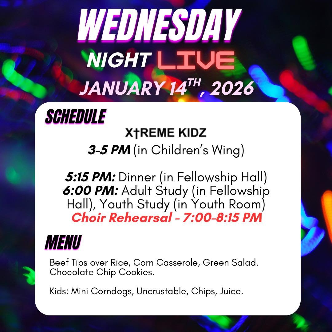 Join us tonight for WNL!!!
Hope to see you there!