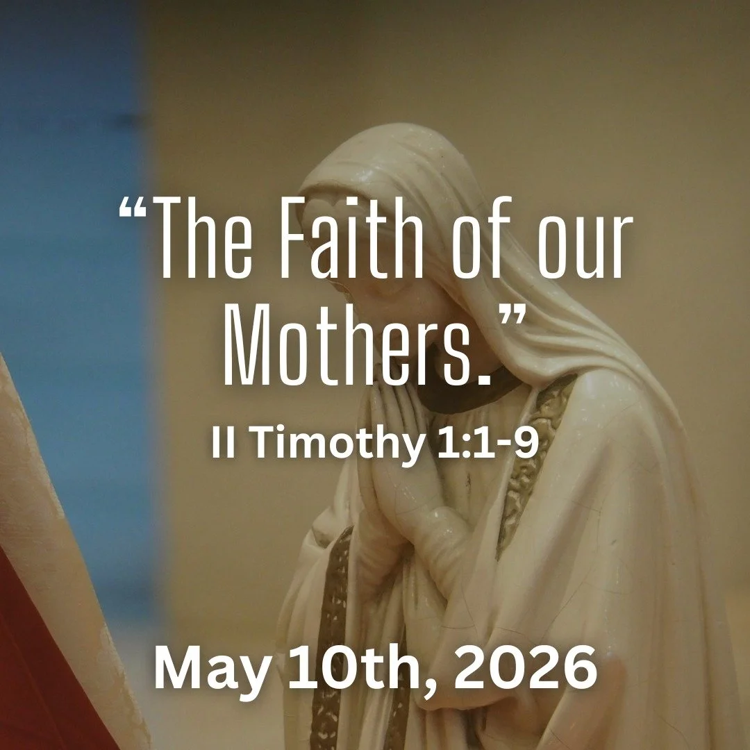 Join us on Mother's Day, this Sunday, as we gather for Worship! Hope to see you there!