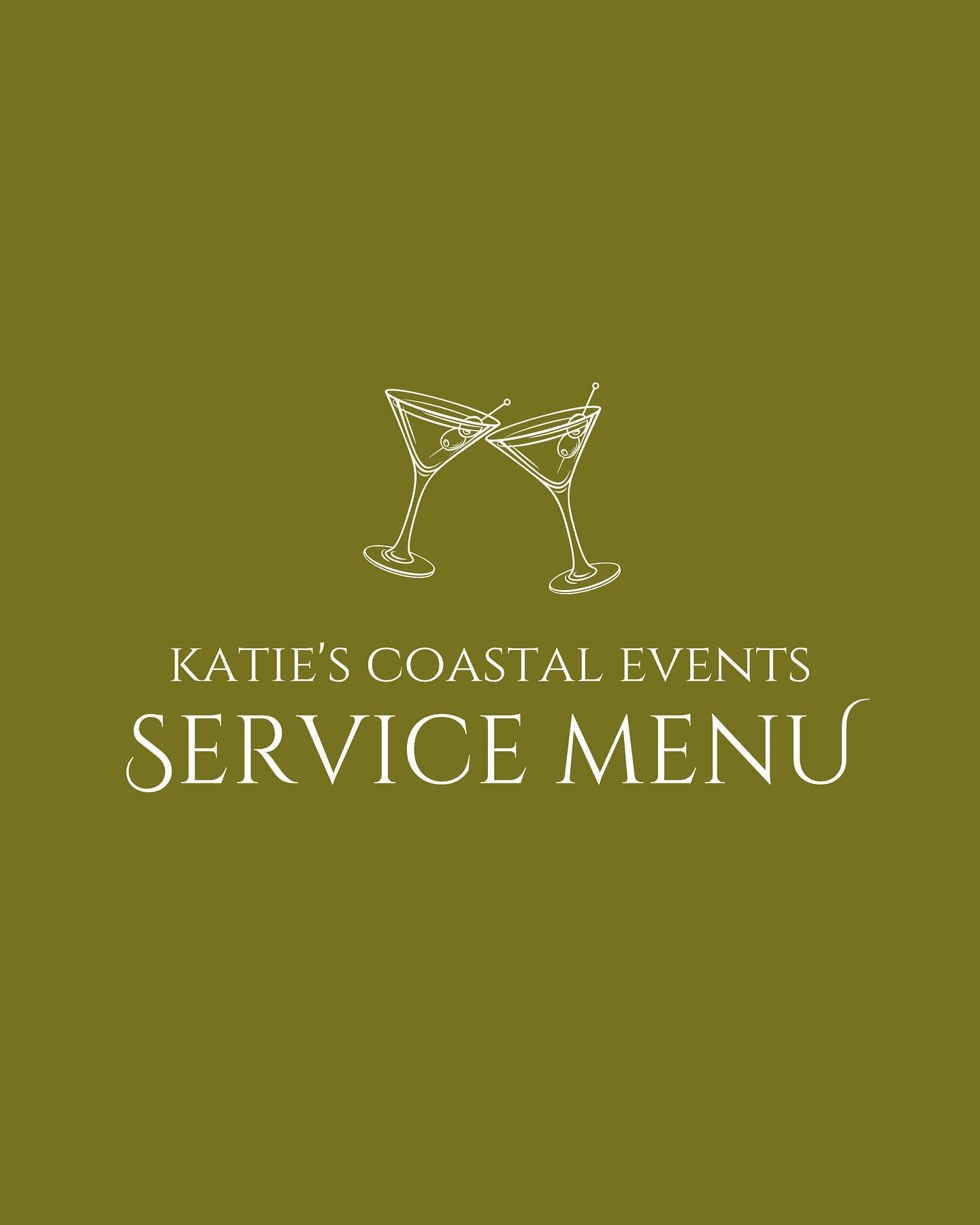 Unwind with a classic dirty martini and let us take care of the rest🍸 Katie&rsquo;s Coastal Events handles the challenges of event curation so you can relax and enjoy the bliss. We&rsquo;re a full-service event planning company, specializing in wedd