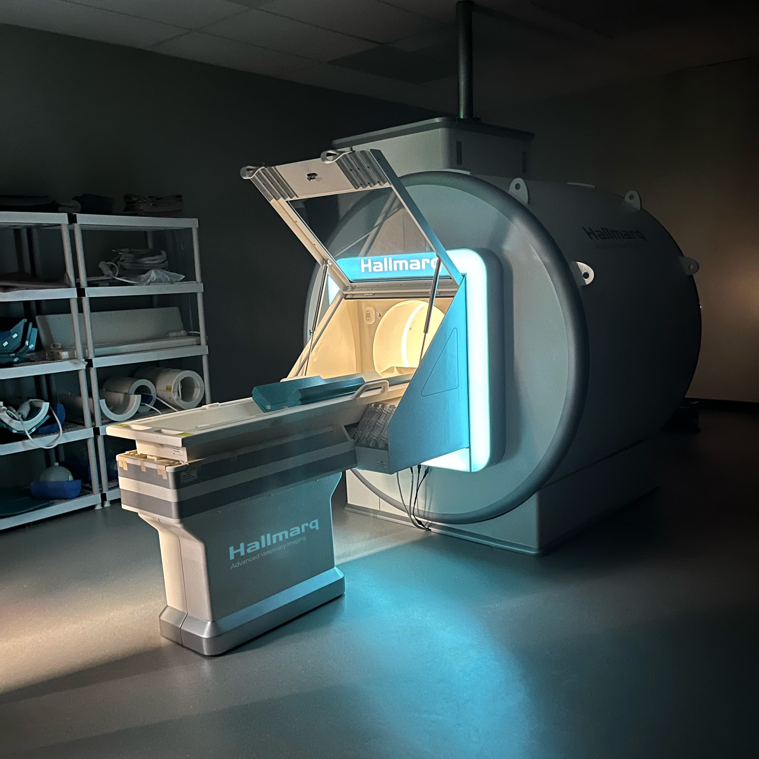 On-site MRI scanner at Remedy Veterinary Specialists in San Francisco