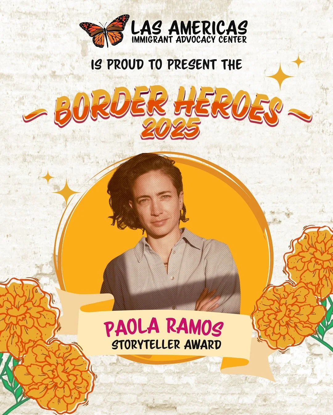 🌟 We are proud to announce Emmy-winning journalist, author &amp; advocate Paola Ramos as our 2025 Border Hero Storyteller! 🌟

From reporting on immigration and identity for Vice, Telemundo &amp; MSNBC, to writing Finding Latin-X and Defectors, she 