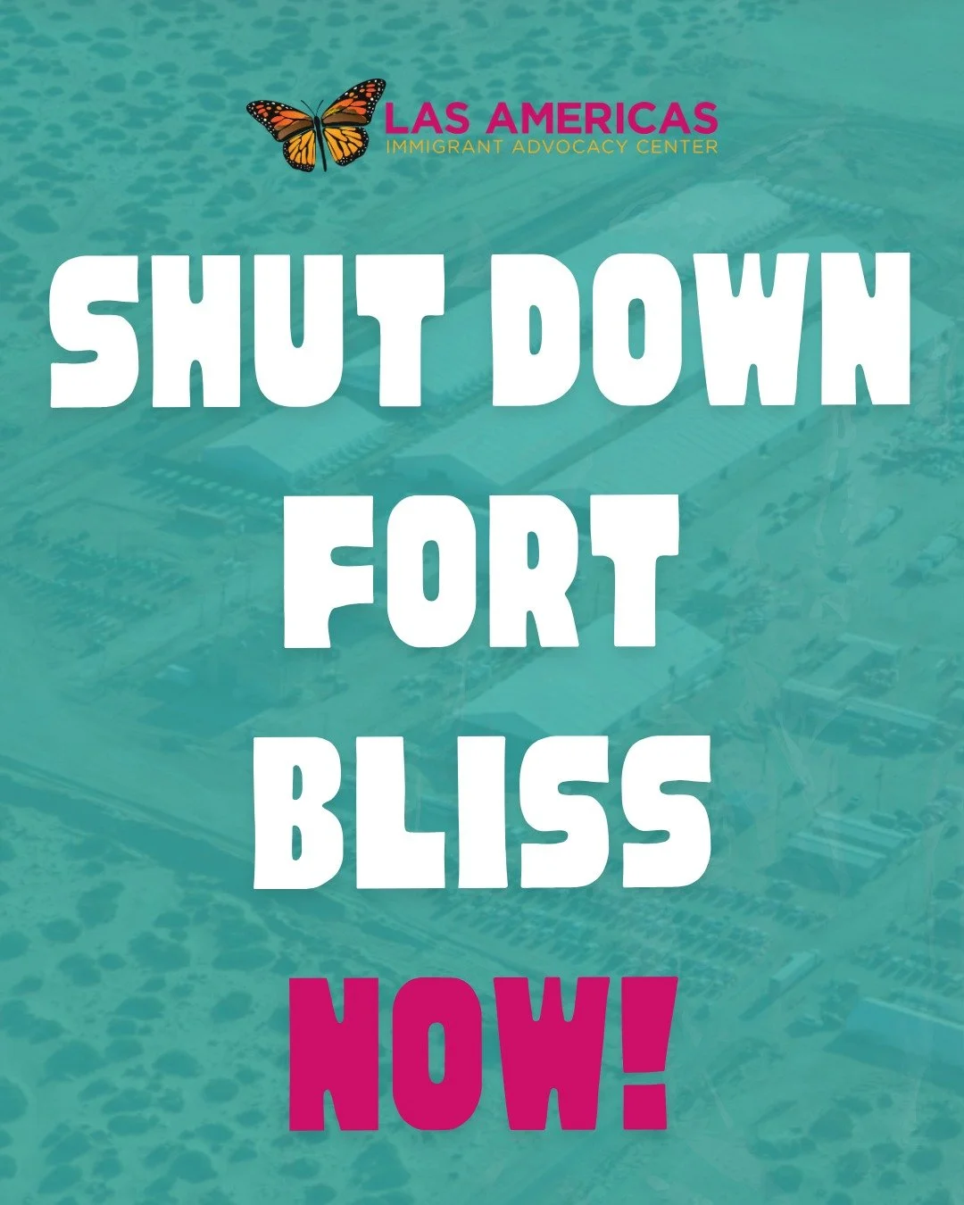We joined @aclu_nationwide @txcivilrights @aclutx @humanrightswatch @aclunm in urging ICE to end immigration detention at Camp East Montana, a massive tent camp at the Fort Bliss military base in El Paso, Texas. 

People we speak with every day at Ca