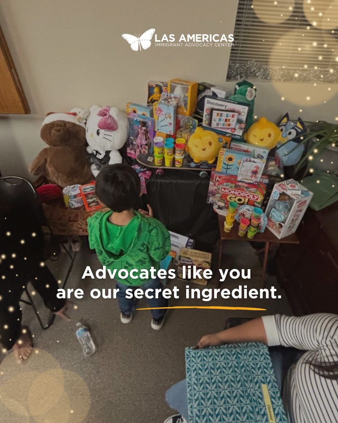 For many families, this holiday season carries uncertainty, grief, and change.

We stand with immigrant communities because everyone deserves support, dignity, and community, especially now.

Thank you for helping make this holiday season a special w