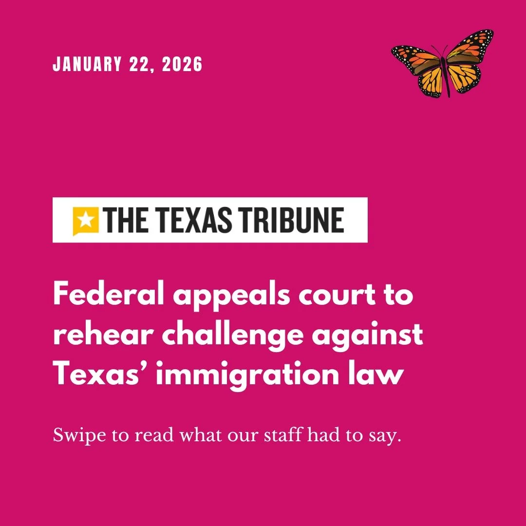 We&rsquo;re in New Orleans today alongside @aclu_nationwide, @aclutx, @txcivilrights, and El Paso County, where the Fifth Circuit Court of Appeals will hear arguments on Texas Senate Bill 4&mdash;an unconstitutional law that would empower state and l