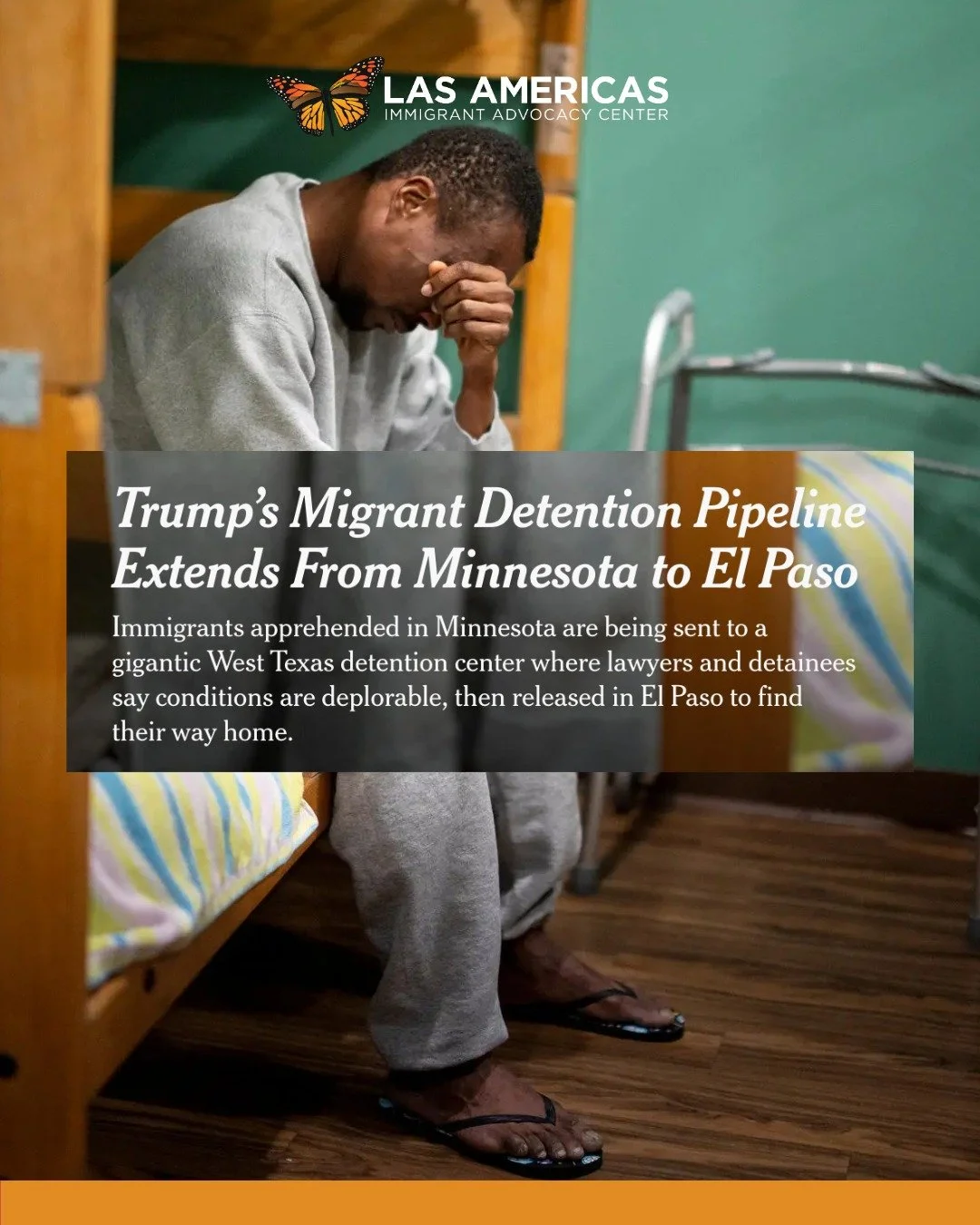 From Minnesota to El Paso, immigrant communities are under attack. Through our direct work with people detained at Camp East Montana in Fort Bliss, we know that what is happening inside Camp East Montana is not &ldquo;detention&rdquo;&mdash;it is sys