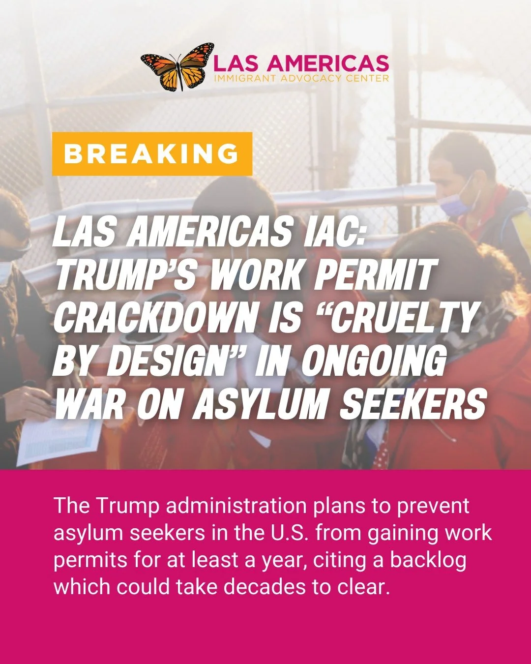 Work permits for people seeking asylum could be paused for 'many years' under a proposed rule published by President Trump.

"By further blocking people seeking asylum from working legally, the Trump administration is now intentionally forcing f