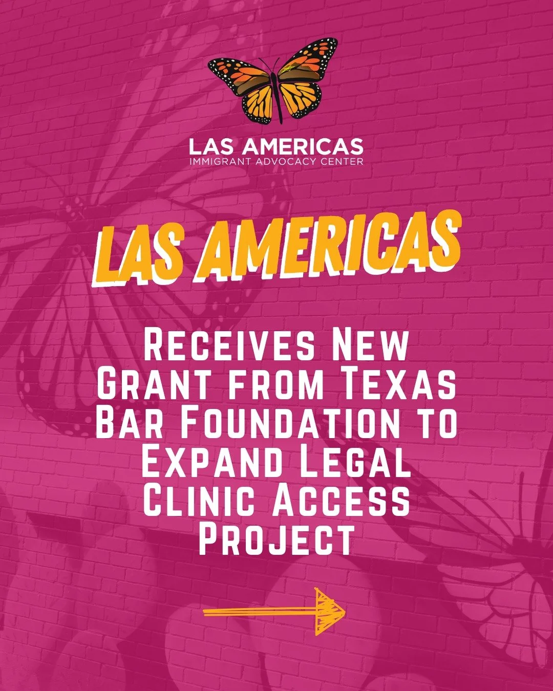 We are so grateful to the Texas Bar Foundation @statebaroftexas for their support! 

The Legal Clinic Access Project builds on a successful 2024 pilot that demonstrated the effectiveness of clinic-based legal services in increasing capacity and reduc