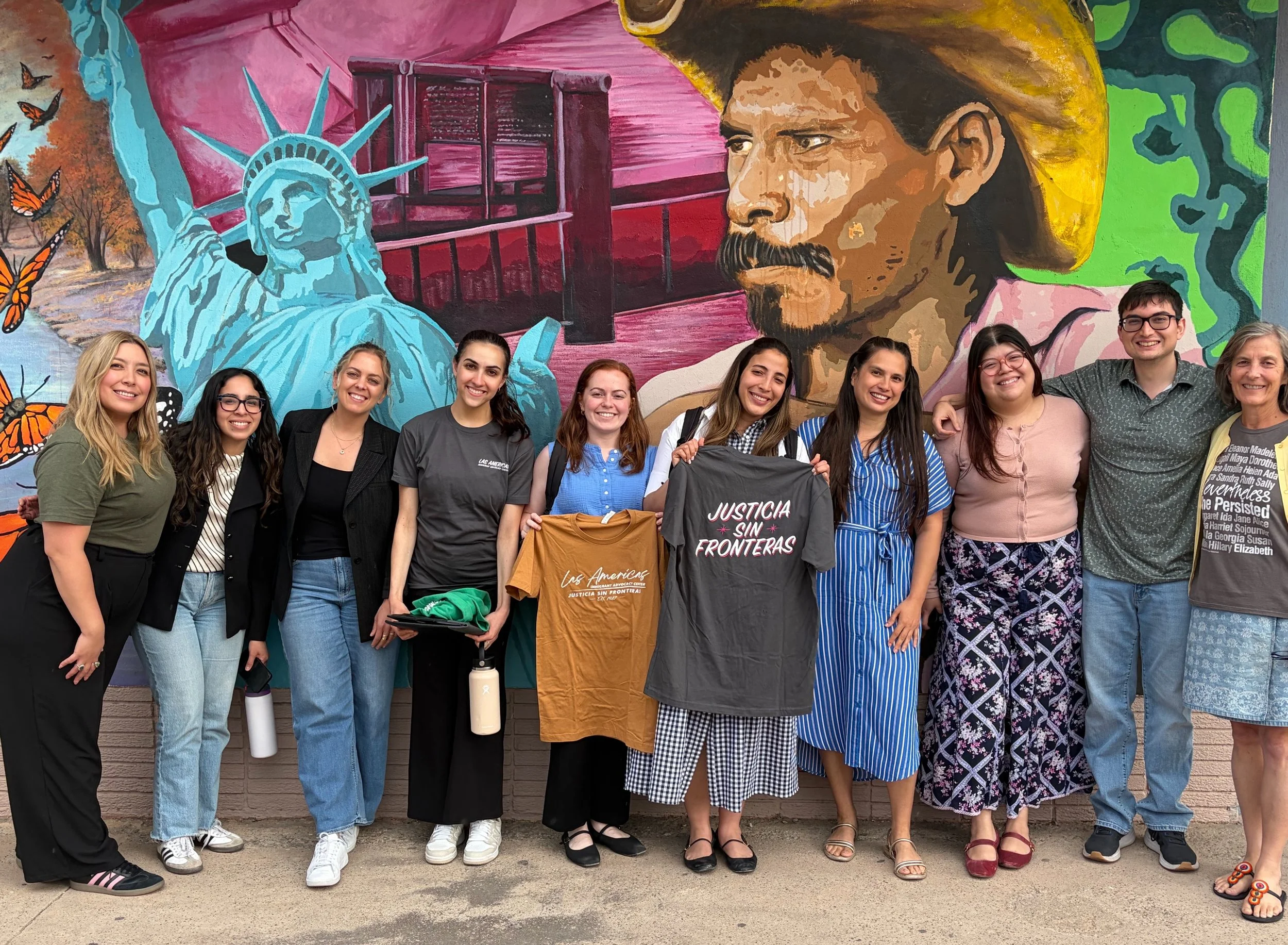 We were overjoyed in welcoming students with @rutgers.law @rutgersu past week.

Students were able to learn firsthand about the work we do at Las Americas Immigrant Advocacy Center, including conducting intakes, supporting clients through the immigra