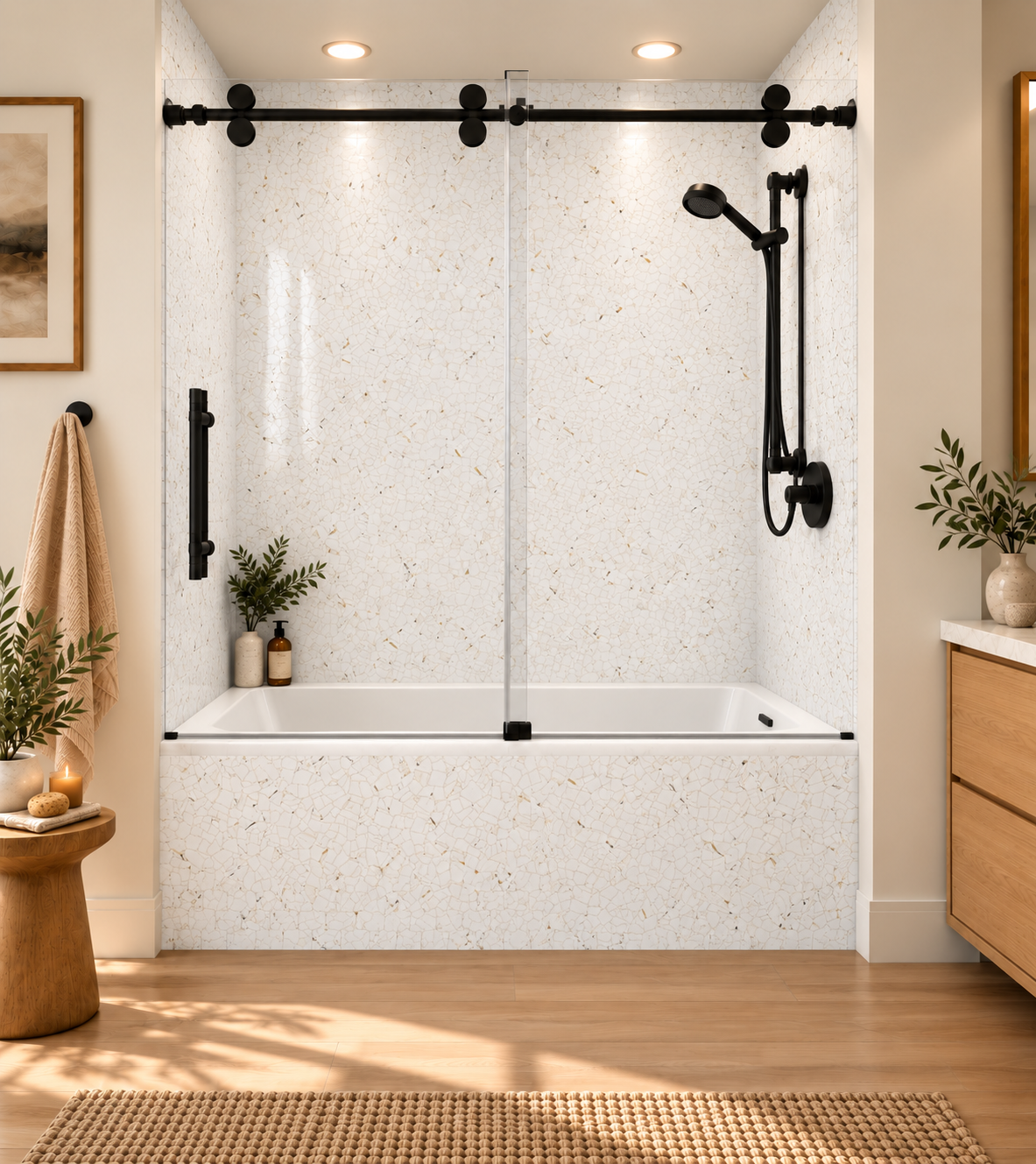 Manchester Shards tub surround rendering