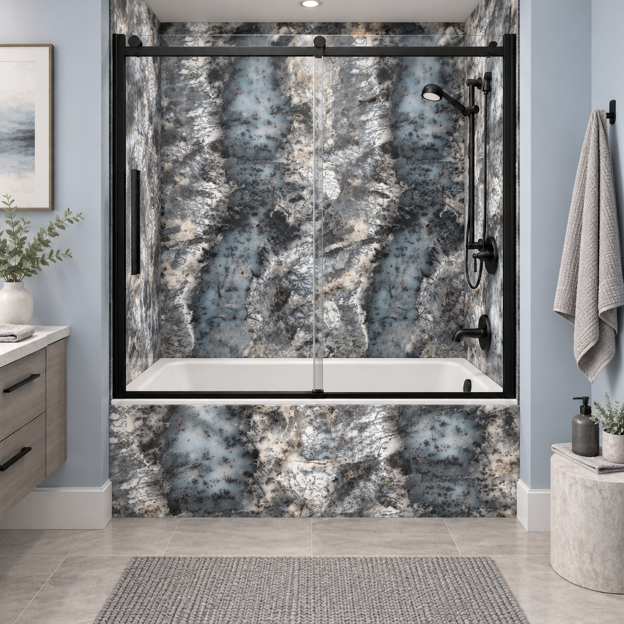 Nordic Tub Surround rendering