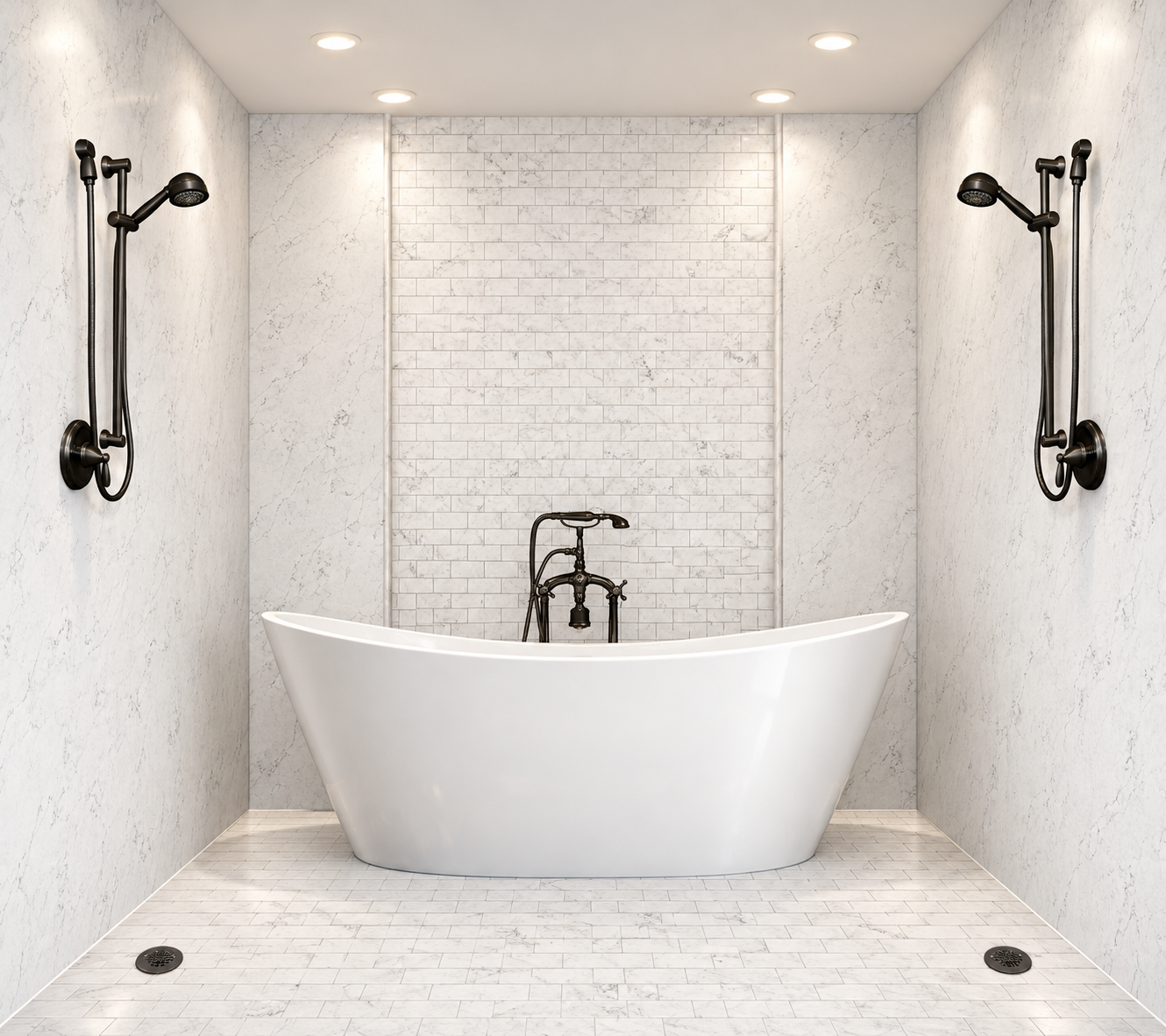 Milano 2x4 Subway Accent wall rendering