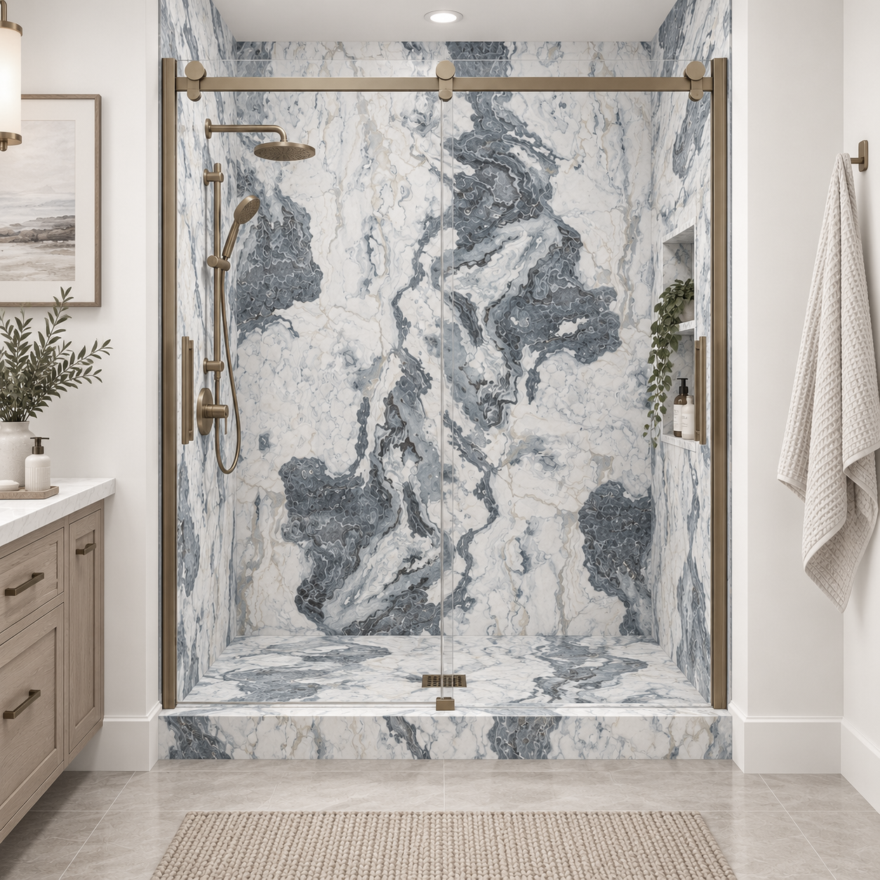 Robin shower rendering