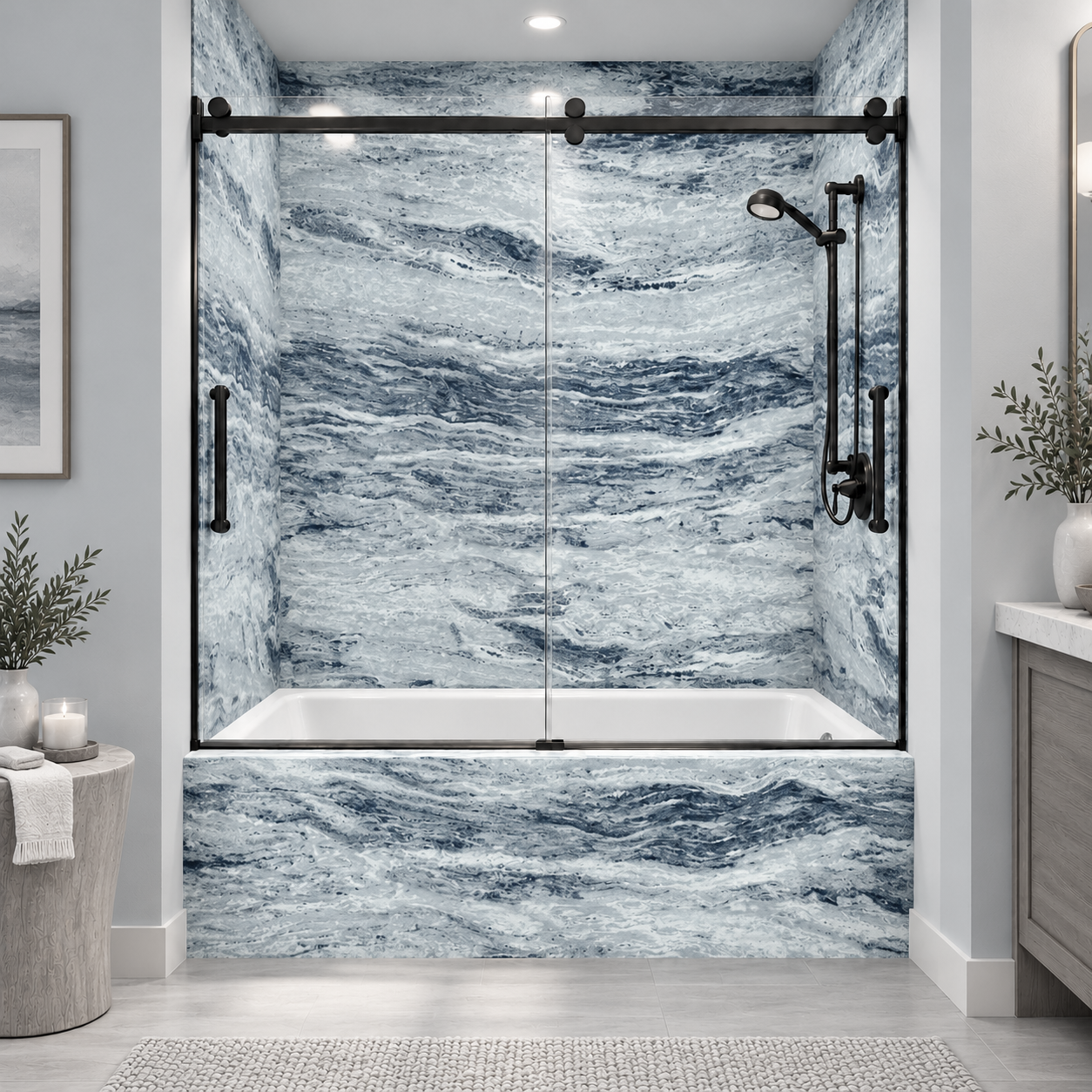 Kenai tub surround rendering
