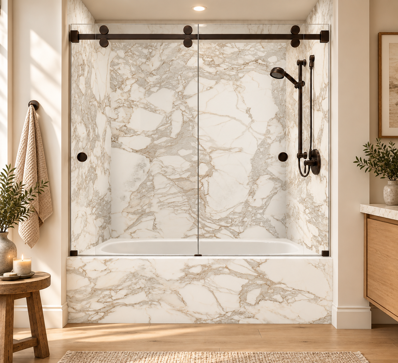 Calcutta Brown tub surround rendering