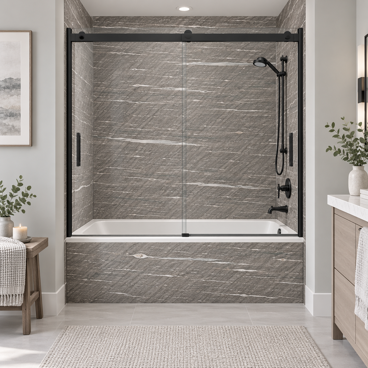 Interstellar tub surround rendering