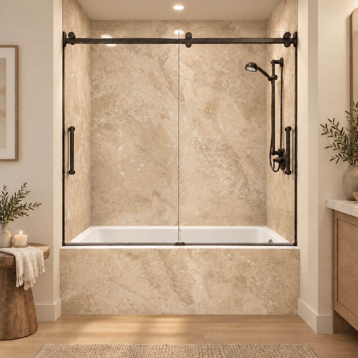 Leche tub surround rendering