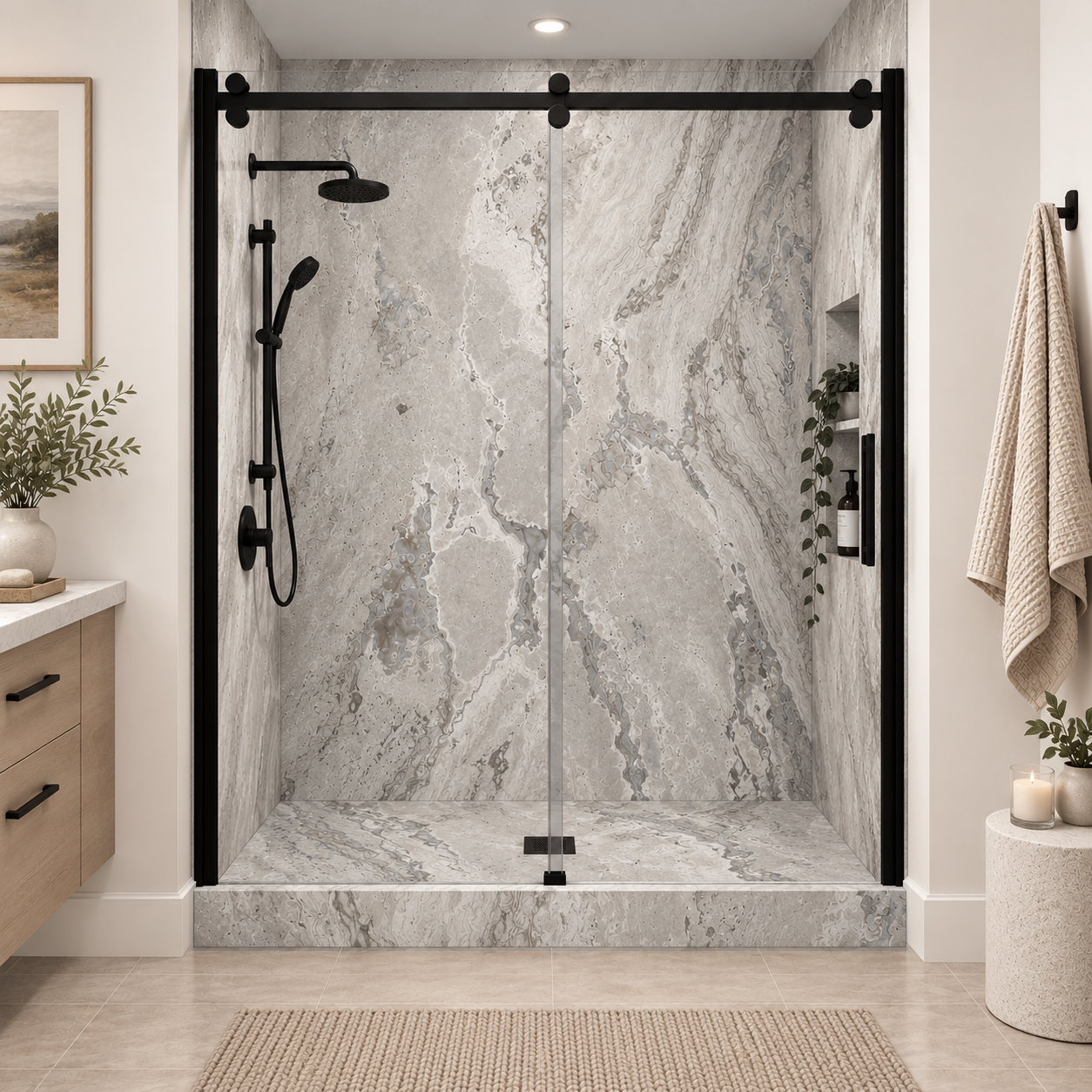 Stonecastle shower rendering