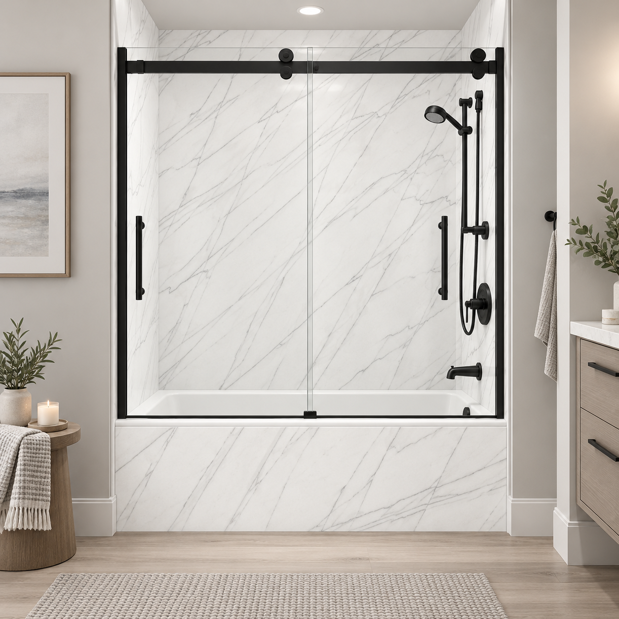 Ice Cap tub surround rendering
